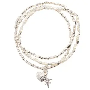 Phase Eight Silver Beaded Bracelet
